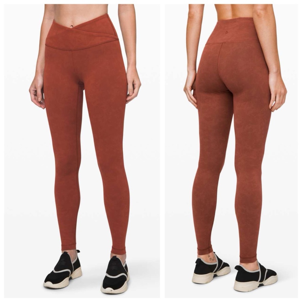 Lululemon Always On High-Rise Tight 28” Leggings, Rustic Clay (Sky Wash) sz. 2